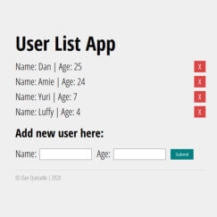 userlist app